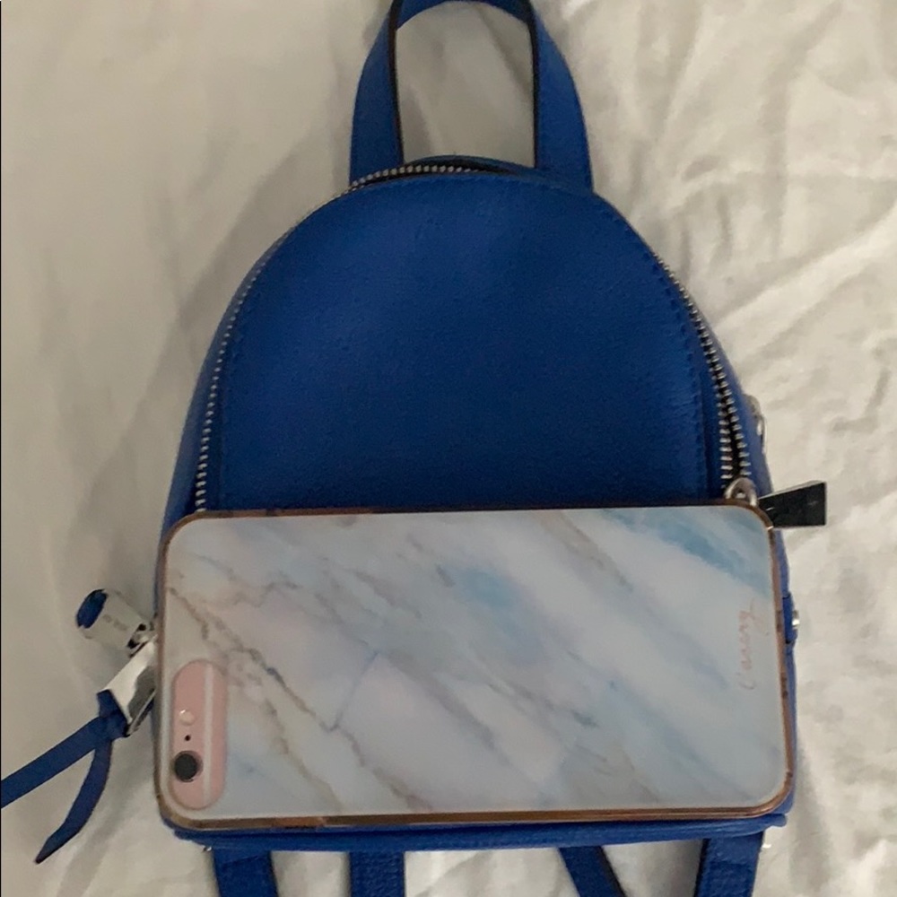 Michael Kors Mini Blue Backpack - image 8